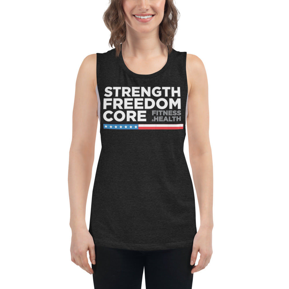 SFC Freedom - Ladies' Muscle Tank – SFC Fitness and Health